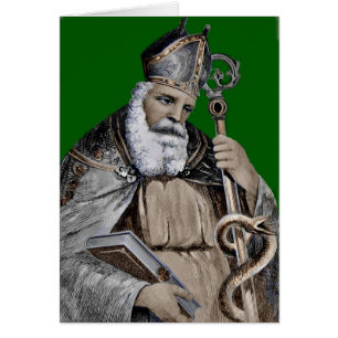 Saint Patrick's Bibel und Stab
