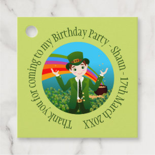 Saint Patrick's Birthday Boy Vielen Dank Geschenkanhänger