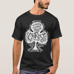 Saint Patricks Brustpanzer-Gebet Katholisch Grün T-Shirt