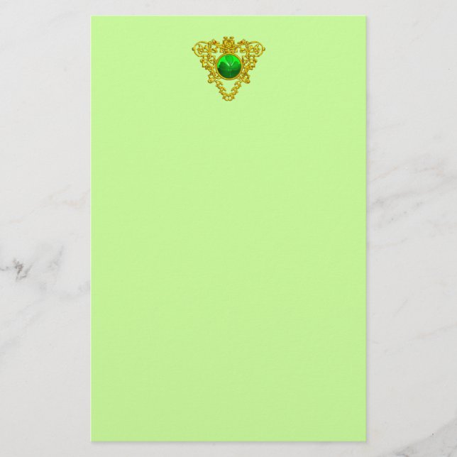SAINT PATRICK'S CELTIC HERART, KLEEBLATT BRIEFPAPIER (Vorderseite)