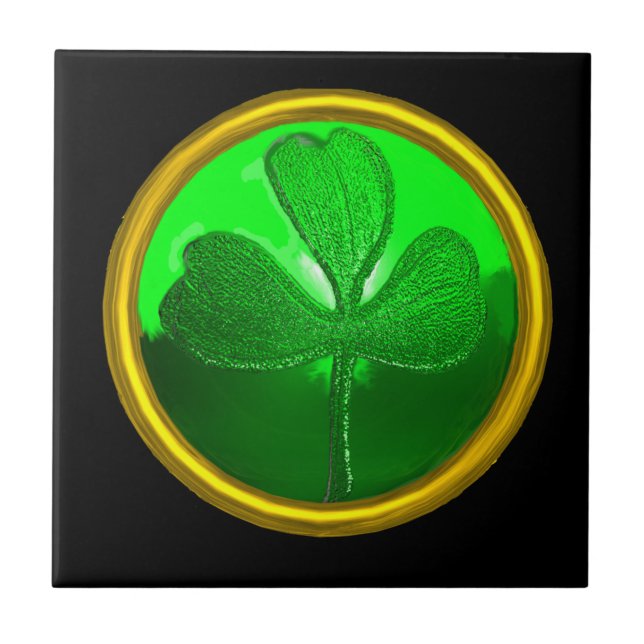 SAINT PATRICK'S CELTIC HERART, KLEEBLATT FLIESE (Vorderseite)