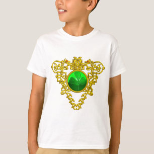 SAINT PATRICK'S CELTIC HERART MIT GRÜNEM KLEEBLATT T-Shirt