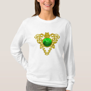 SAINT PATRICK'S CELTIC HERART MIT GRÜNEM KLEEBLATT T-Shirt