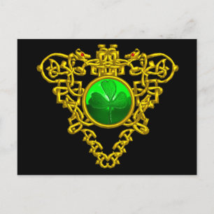 SAINT PATRICK'S CELTIC HERART POSTKARTE