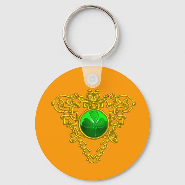 SAINT PATRICK'S CELTIC HERART SCHLÜSSELANHÄNGER (Vorderseite)