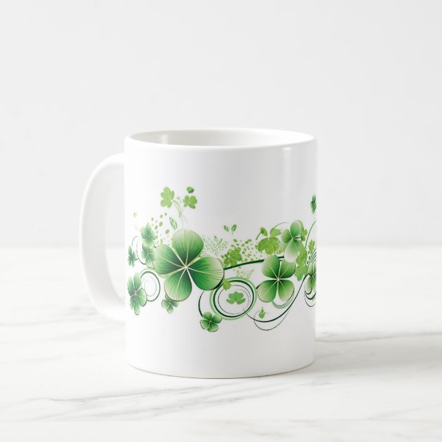 Saint Patricks Coffee Tasse (Vorderseite Links)