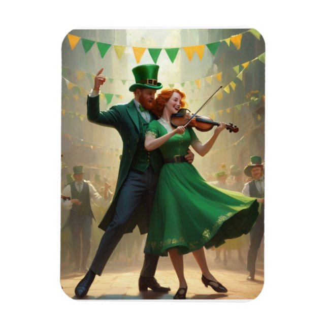 Saint Patrick's Dance Magnet (Vertikal)