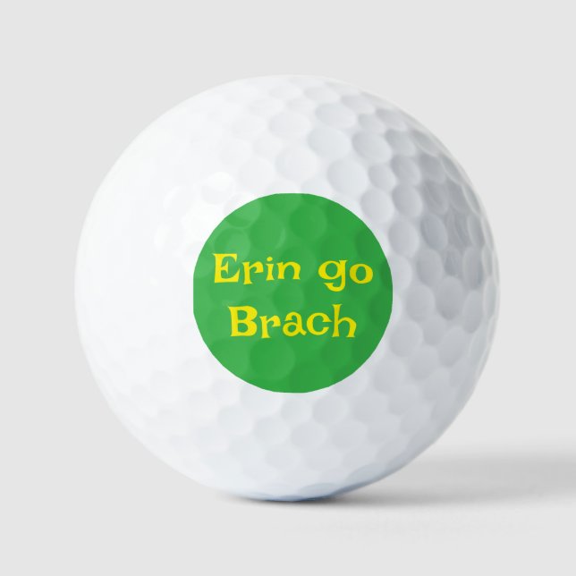 Saint Patrick's Day chip Golfball (Vorderseite)