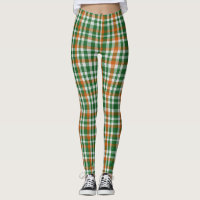 Saint Patrick's Day Irland Flaggenfarbener Gingham