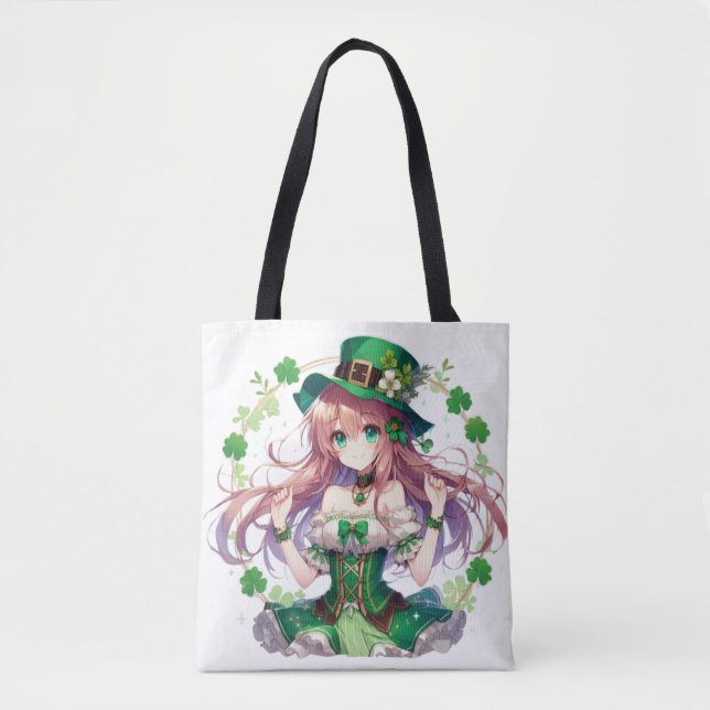 Saint Patrick's Day Klee Mädchen (Vorderseite)