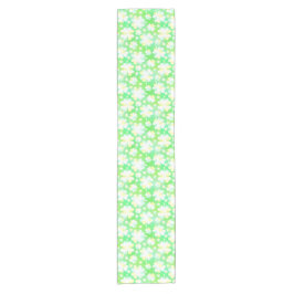 Saint Patrick's Day Kleeblatts Retro Wasserfarbe Kurzer Tischläufer