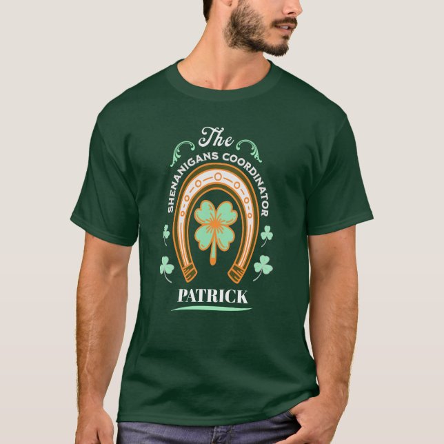Saint Patrick's Day Shenanigans Koordinator Funny T-Shirt (Vorderseite)