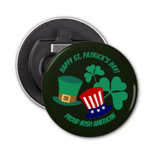 Saint Patrick's Day stolze Irish American Magnet Flaschenöffner