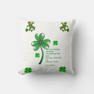 Saint Patrick's Day Throw Kissen