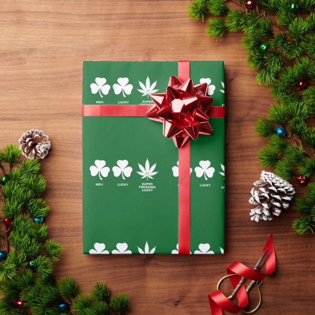 Saint Patricks Funny Party für Typ Geschenkpapier (Feiertagsgeschenk)