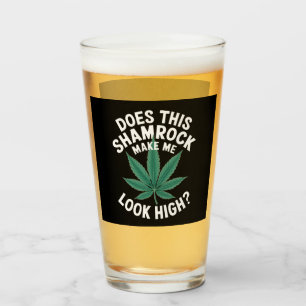Saint Patricks Funny Party für Typ Große Parade Glas