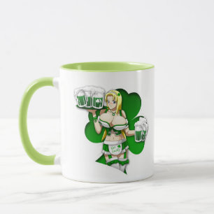 Saint Patricks Green Tasse