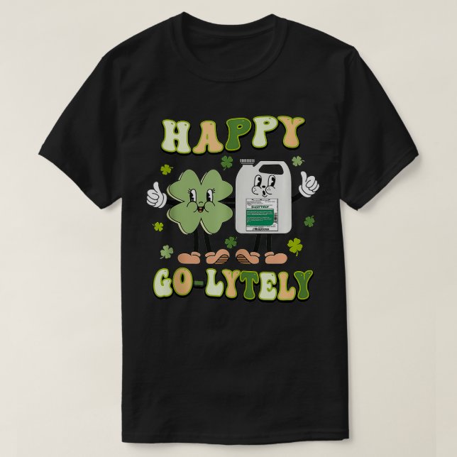 Saint Patricks Happy GoLyremote Nurse St Patricks  T-Shirt (Design vorne)