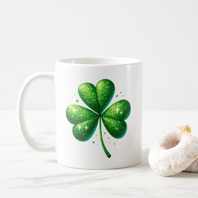 Saint Patricks Kaffeetasse (Mit Donut)