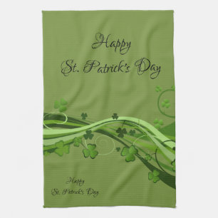 Saint Patrick's Kitchen Handtuch Floral Green
