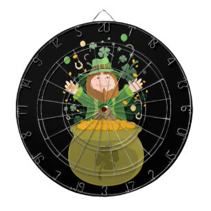 Saint Patrick's Leprechaun Dartscheibe