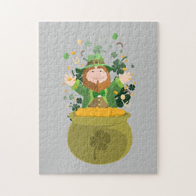 Saint Patrick's Leprechaun Puzzle (Vertikal)