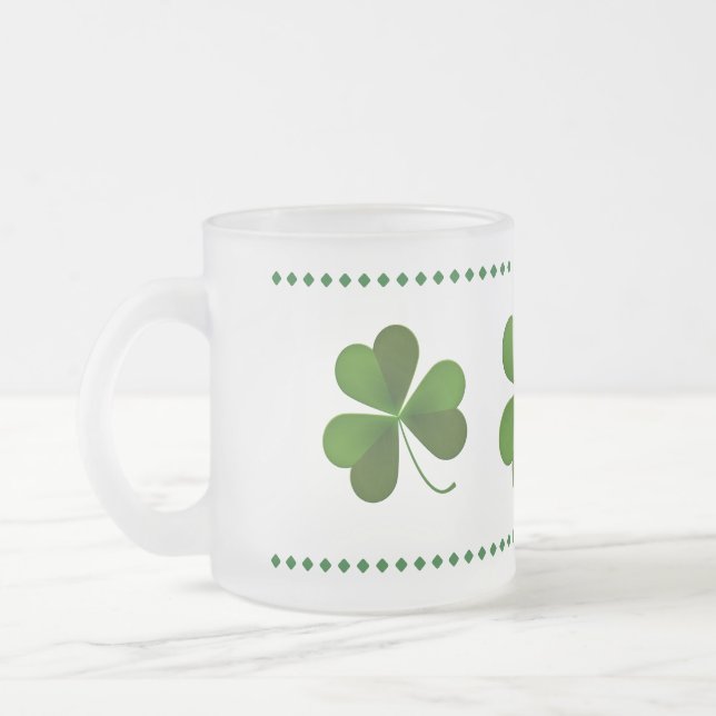 Saint Patricks Mattiert Coffee Tasse (Links)
