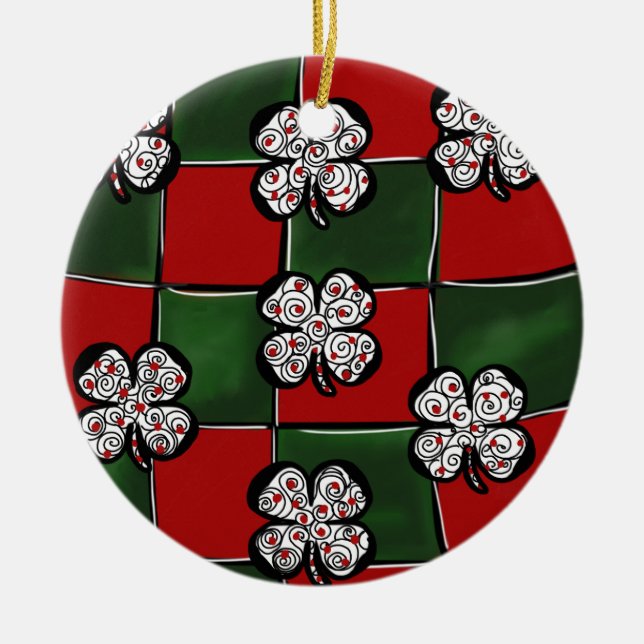 Saint Patty Art Design Keramikornament (Vorne)