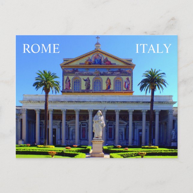 Saint Paul außerhalb der Mauern Postkarte (Vorderseite)