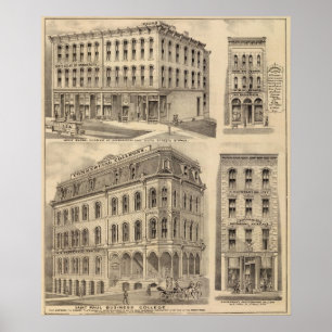 Saint Paul Business Uni, Minnesota Poster