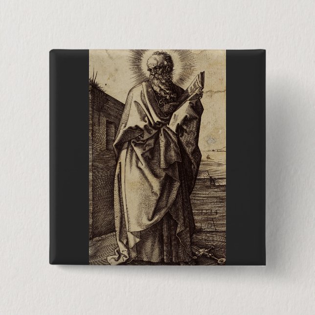 Saint Paul der Apostel Button (Vorderseite)