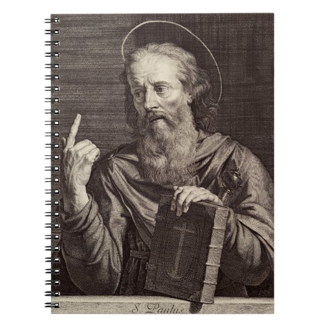 Saint Paul der Apostel von Philippe de Champaigne Notizblock (Vorderseite)