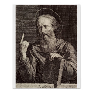 Saint Paul der Apostel von Philippe de Champaigne Poster
