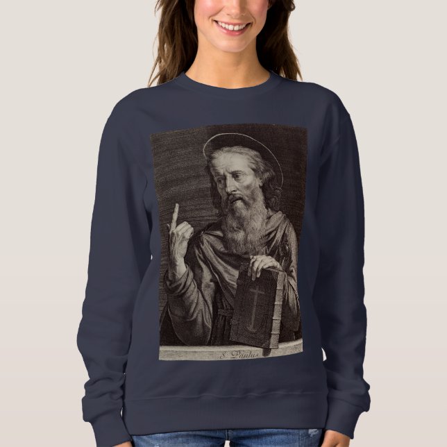 Saint Paul der Apostel von Philippe de Champaigne Sweatshirt (Vorderseite)