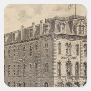 Saint Paul drängen Firma Quadratischer Aufkleber