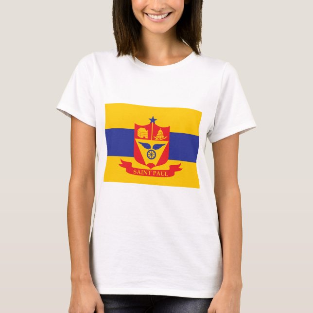Saint Paul Flagge T-Shirt (Vorderseite)