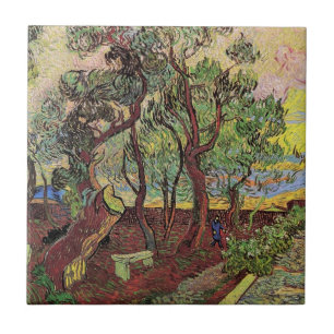 Saint-Paul-Hospital und -Garten von Vincent van Go Fliese