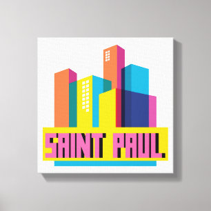 Saint Paul in Design Leinwanddruck