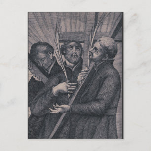 Saint Paul Miki Japanisch Katholische Evangelien Postkarte