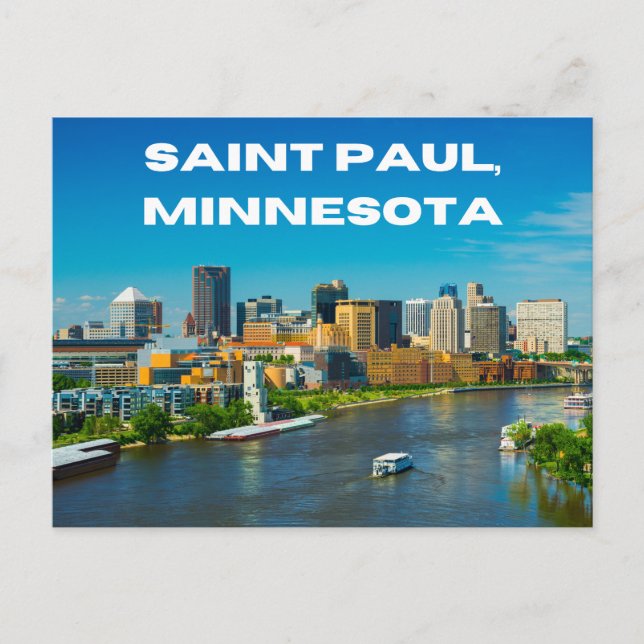 Saint Paul Minnesota Postcard Souvenir Postkarte (Vorderseite)
