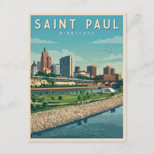 Saint Paul Minnesota Postkarte