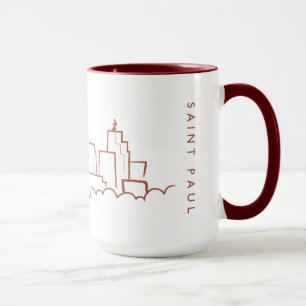 Saint Paul, Minnesota-Skyline Tasse