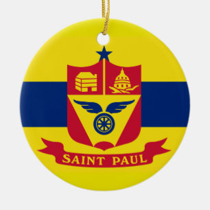 Saint Paul * Minnesota-Weihnachtsverzierung Keramikornament