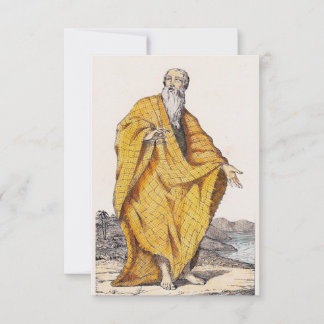 Saint Paul of Thebes First Hermit Holy Card Dankeskarte