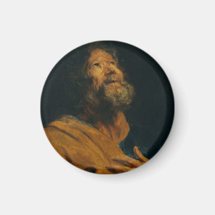 Saint Peter von Antoon van Dyck Magnet