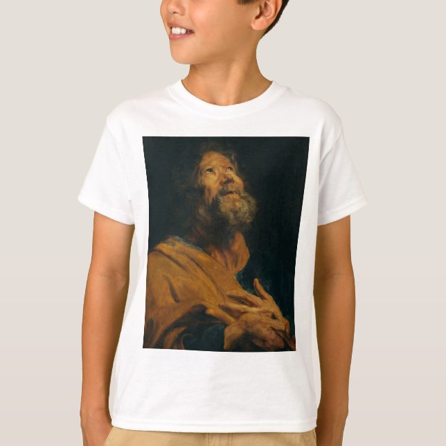 Saint Peter von Antoon van Dyck T-Shirt (Vorderseite)