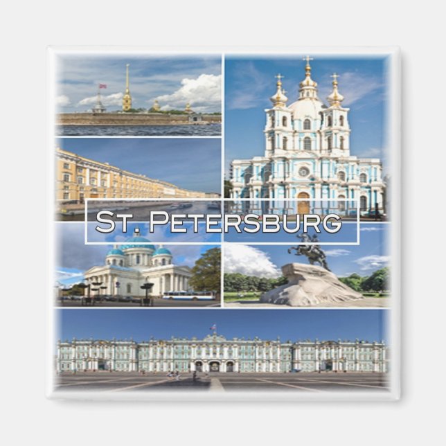 SAINT PETERSBURG, Russland, Europa, Kühlschrank Magnet (Vorne)