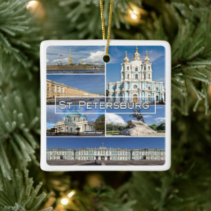 SAINT PETERSBURG, Russland, Keramikornament