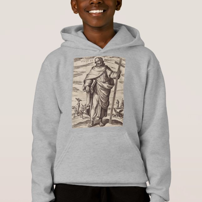 Saint Philip einer der zwölf Apostel Hoodie (Vorderseite)