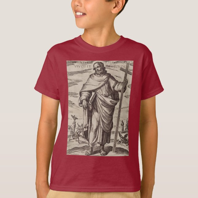 Saint Philip einer der zwölf Apostel T-Shirt (Vorderseite)